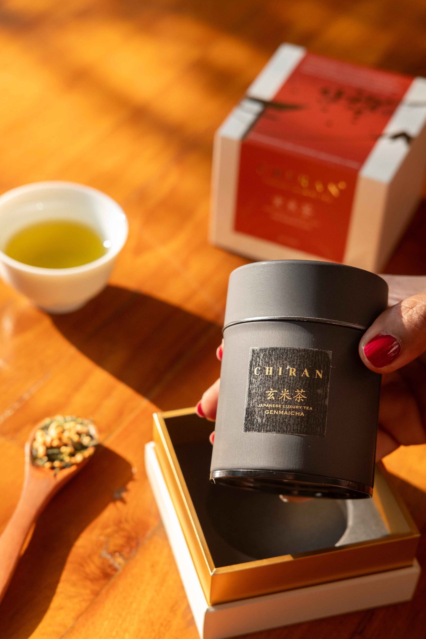 Japanese Genmaicha Tea Gift Set – Premium Chiran Genmaicha with Yunomi